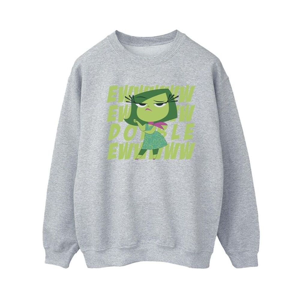 Inside Out 2 Womens/Ladies Eww Sweatshirt / Sport Grey
